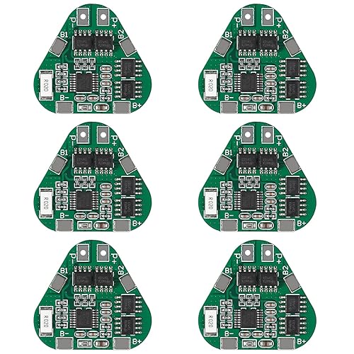 Alinan 6pcs 3S 8A 12V 18650 Lithium Battery Protection Board 10.8V 11.1V 12.6V BMS PCM PCB Overcharge Over-Discharge Protection Module for 3 Li-ion…