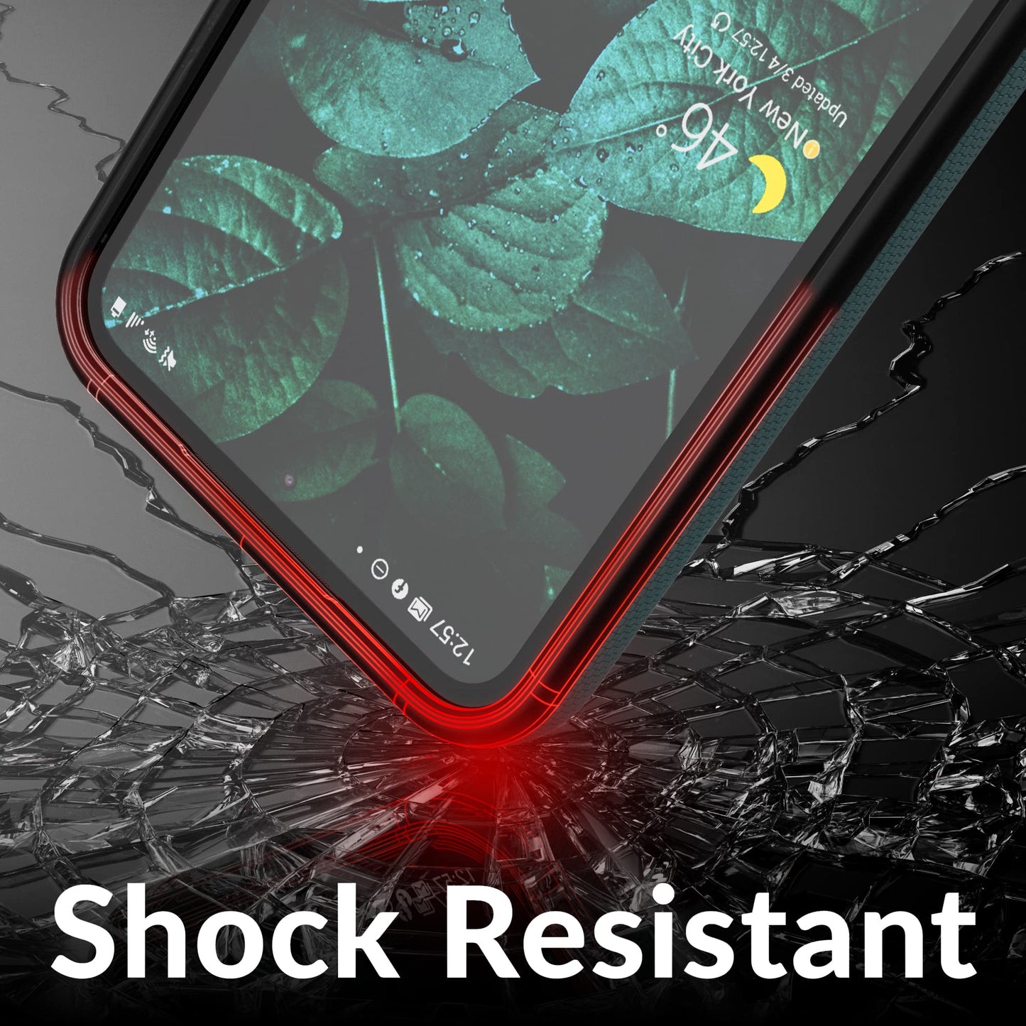 Crave for Samsung Galaxy A54 Case, Shockproof Protection Dual Layer Case for Galaxy A54 (6.4 inch) - Forest Green