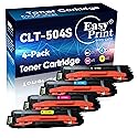 EASYPRINT (1xSET, BCMY) Compatible Toner Cartridge Replacement for Samsung CLT-504S Used for CLP-415N CLP-470 CLP-475 CLX-4195 4195N SL-C1810W 1860FW