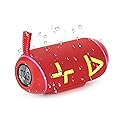IPX6 Waterproof, Portable Bluetooth Speaker with Stereo Sound, Wireless Speakers with RGB lights, 24H Playtime, TWS Pairing, BT5.3/TF-Card, for Home
