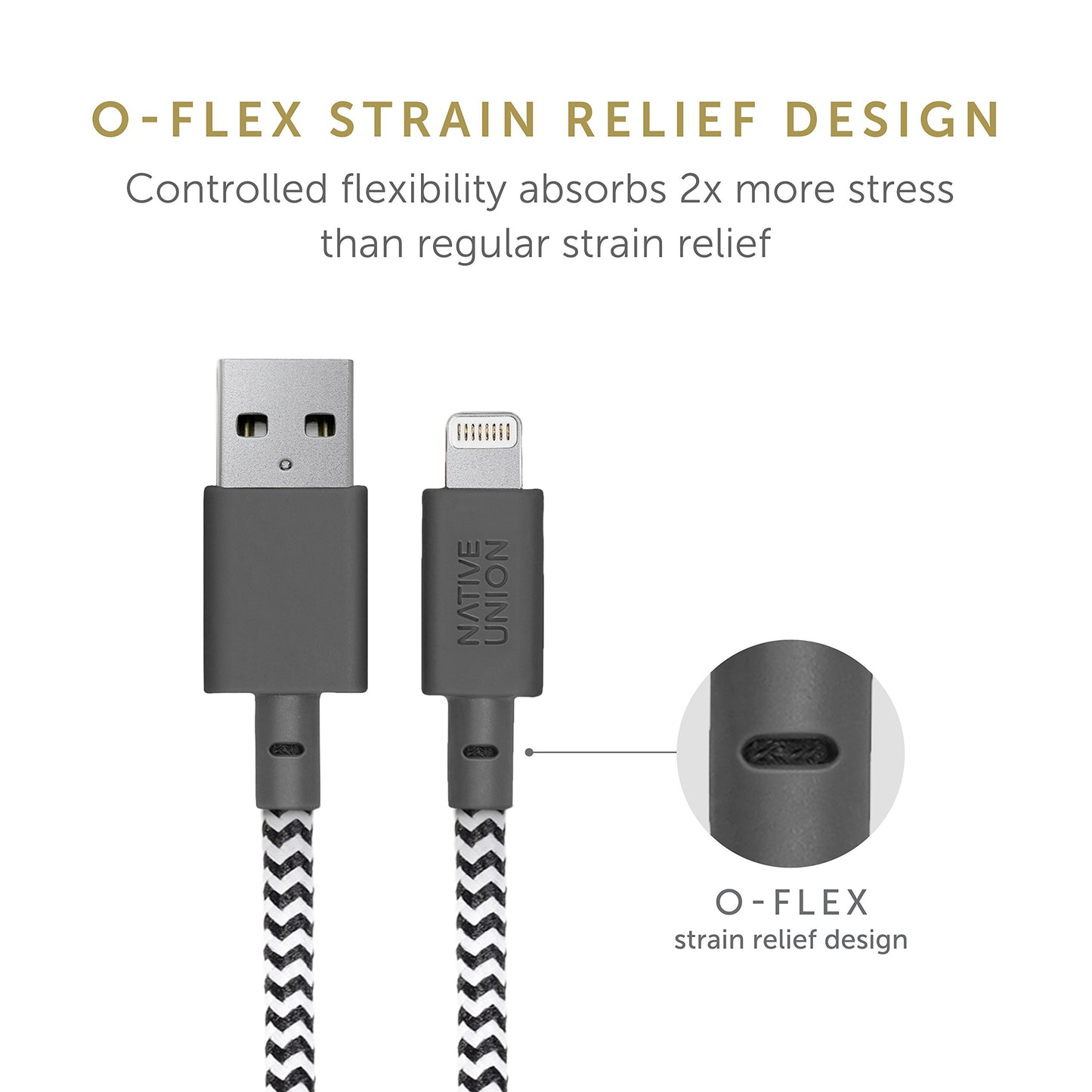 Native Union Key Cable - Ultra-Strong Reinforced [MFi Certified] Durable Lightning to USB-A High Speed Charging Cable with Key Fob Compatible…