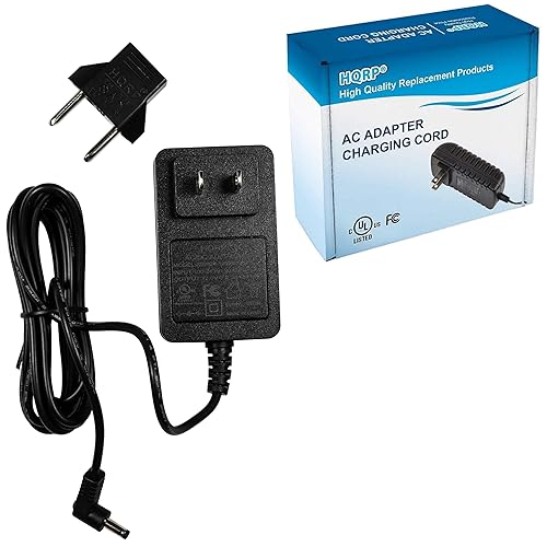 HQRP 12V AC Adapter Compatible with Hyundai HD719 Portable DVD Player Power Supply Cord Adaptor Charger + Euro Plug Adapter