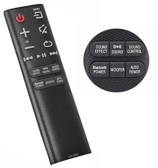Replacement Remote AH59-02692E for Samsung Soundbar, HW Series Soundbar Speaker System and Samsung J Series Sound Bar Home Theater System sub