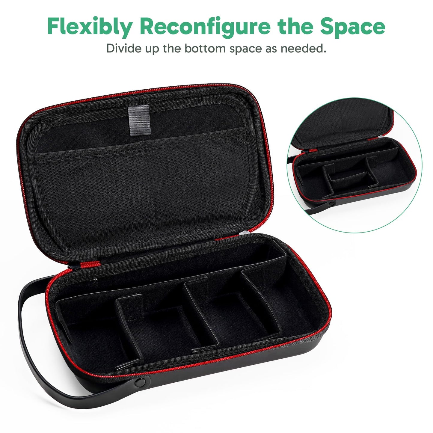 AKASO Camera Carrying Case for GoPro Hero 13 12 11 10 9, Insta360 X5 X4 X3 Ace Pro, DJI Action Osmo 360 Pocket 3, 360, EK7000/EK7000 Pro, Brave 4/4