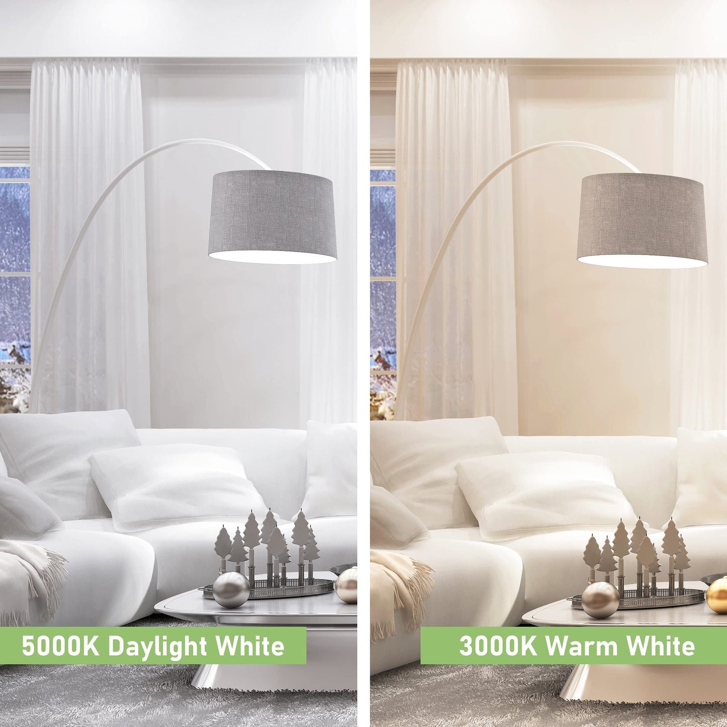 Maelsrlg E17 LED Bulb 6W(60 Watt Equivalent), Intermediate Base Spotlight Bulb, Warm White 3000K, 600 Lumen, E17 Reflector R14 Bulb for Curio Cabinet