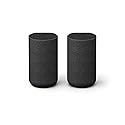 Sony SA-RS5 Wireless Rear Speakers with Built-in Battery for BRAVIA Theater (BAR 8, BAR 9), HT-A7000/A5000/A3000 and STR-AN1000