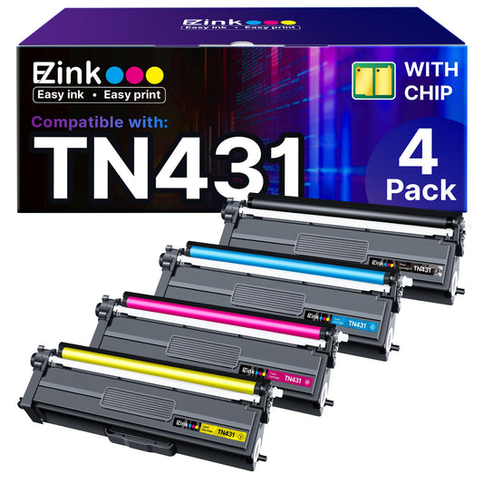 E-Z Ink TN431 Toner Cartridge Compatible for Brother TN431 TN-431 TN433 TN436 to Use with Brother HL-L8360CDW HL-L8260CDW MFC-L8900CDW MFC-L8690CDW