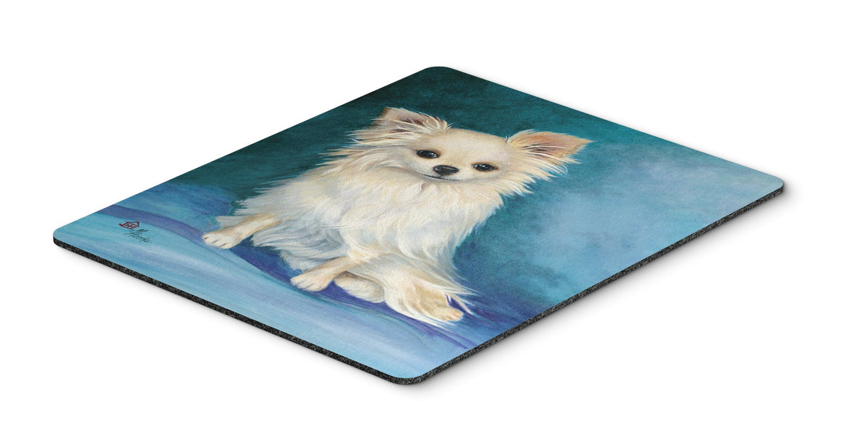 Caroline's Treasures MH1040MP "Jazz Chihuahua Long Hair Mouse Pad, Hot Pad or Trivet" for Home Office Gaming Working Computers Laptop Mouse