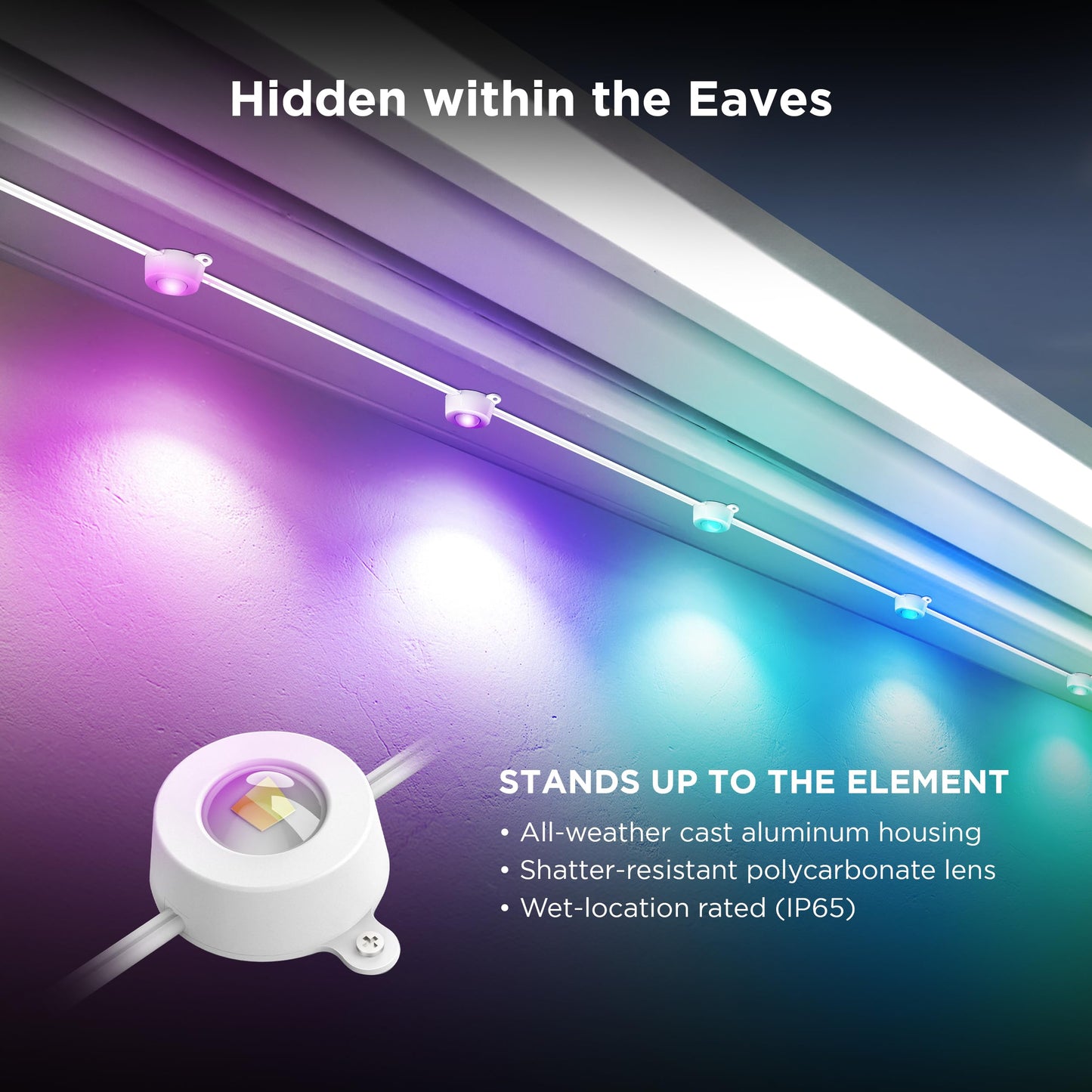 Feit Electric 16FT Extension Only for RGB Smart Permanent Outdoor Lights, Compatible with SL50-36/RGB/AG, Package Does not Include a Controller or