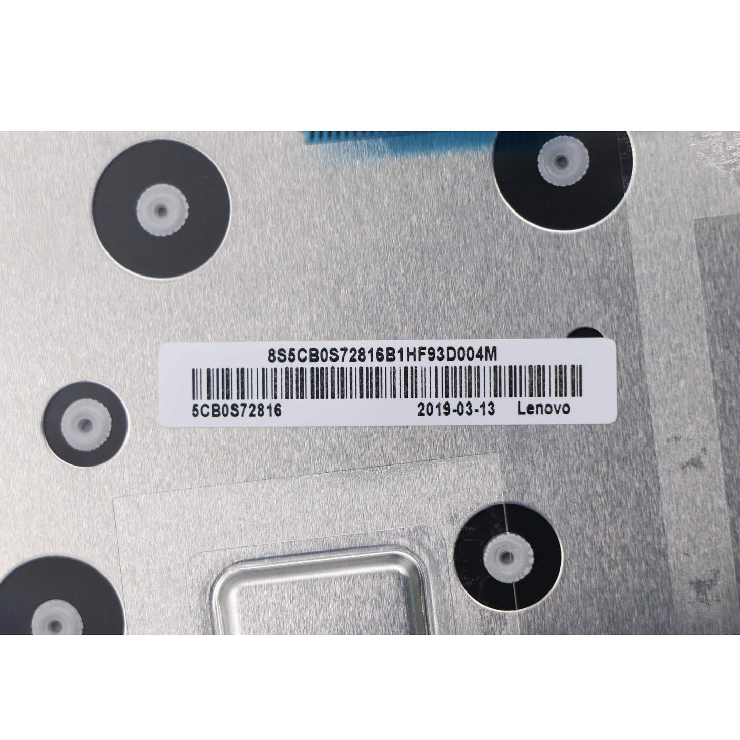 Replacement for Lenovo 11" C330 Chromebook Laptop Upper Case Palmrest Keyboard Touchpad Assembly Part 5CB0S72816 Top Cover White