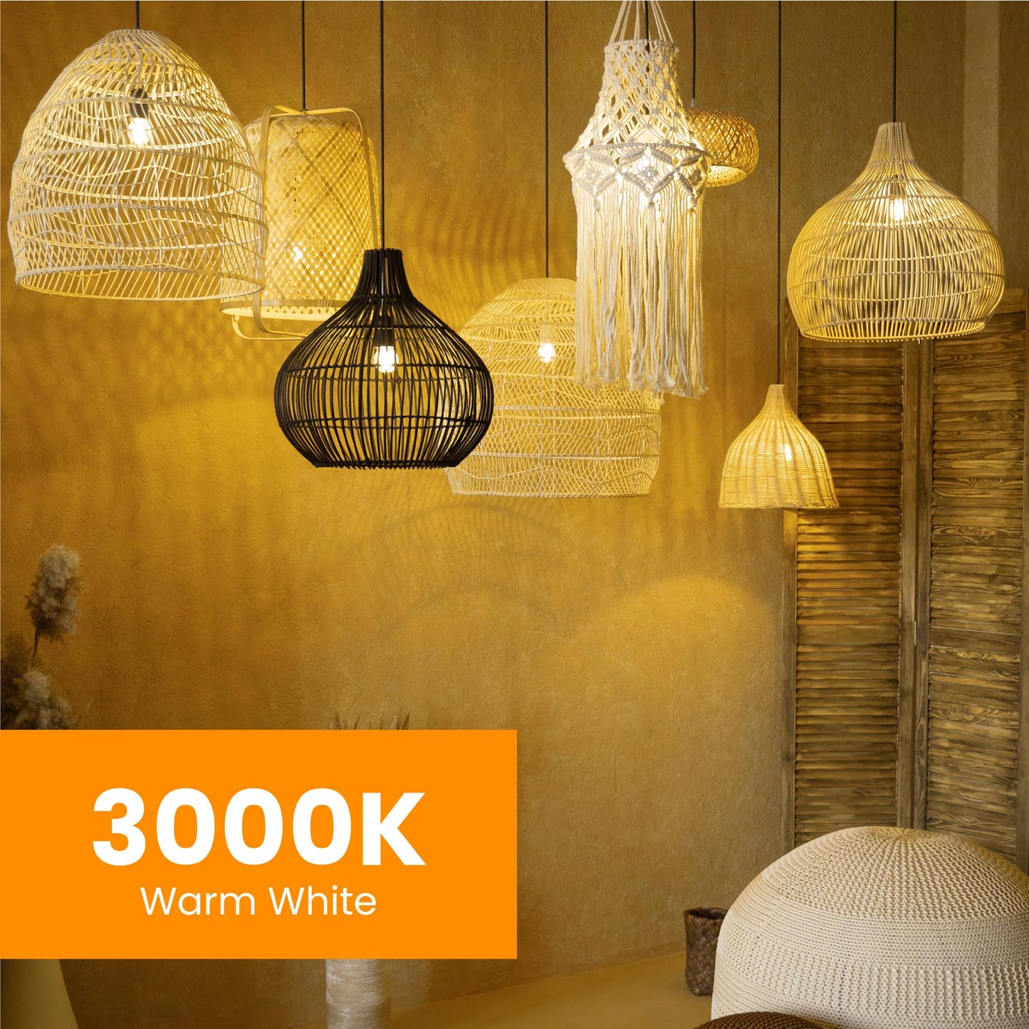 Feit Electric BPS14/SU/LED Non-Dimmable Led Bulb, 1.5 W, 120 V, 80 Lumens, 3000K, 1-1/2 in Dia X 3-1/4 in L, Warm White