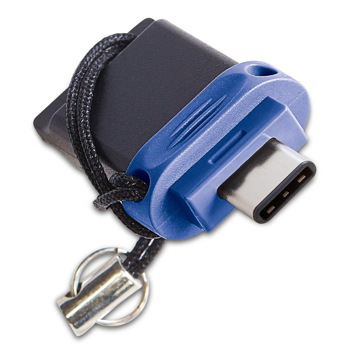Verbatim 128GB Store 'n' Go Dual USB 3.2 Flash Drive, USB-C/USB-A - Blue