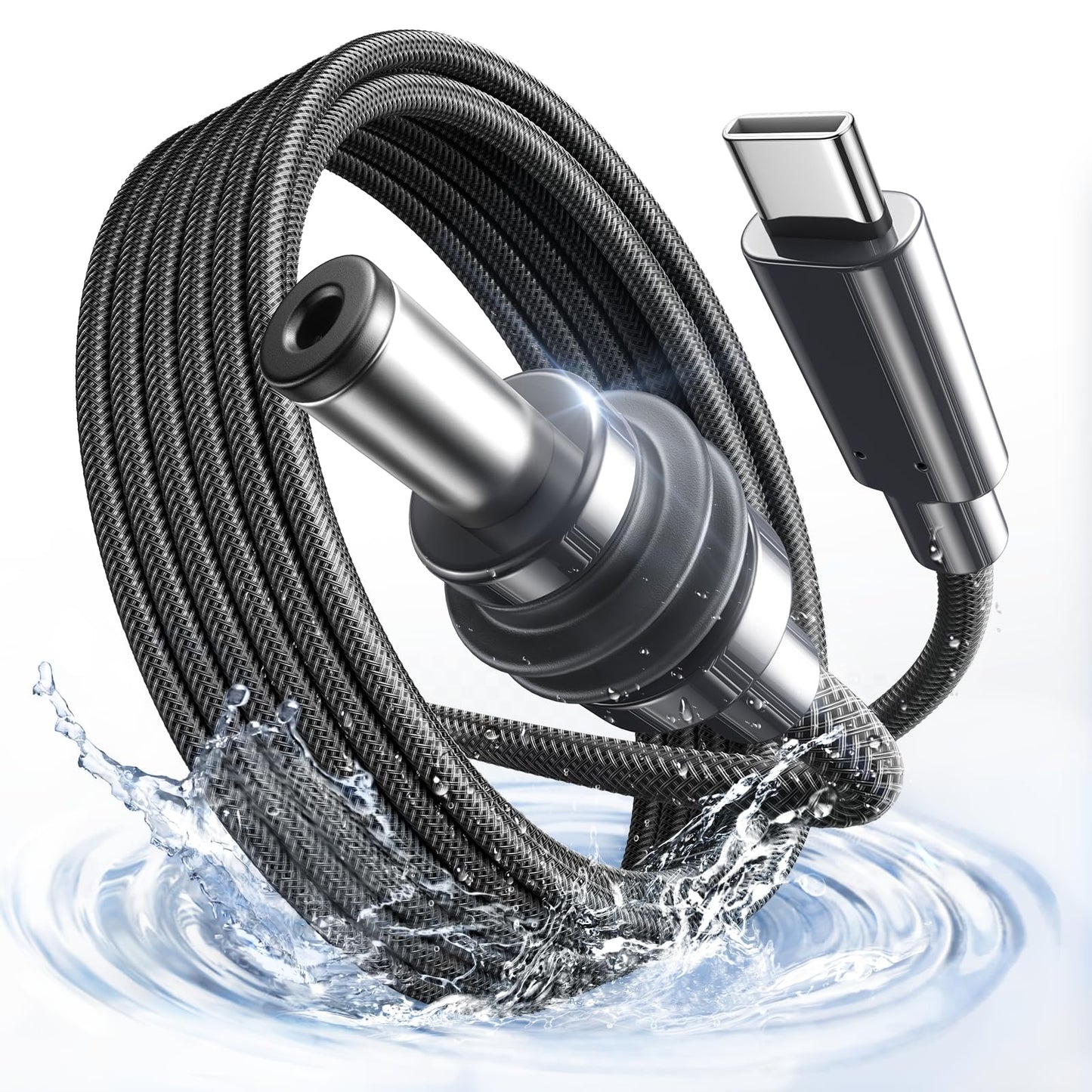 LISEN Starlink Mini Cable 100W 18AWG Starlink Mini USB C Power Cable Nylon Braided Star Link Mini Power Supply, E-Marker Chip Protection, Waterproof