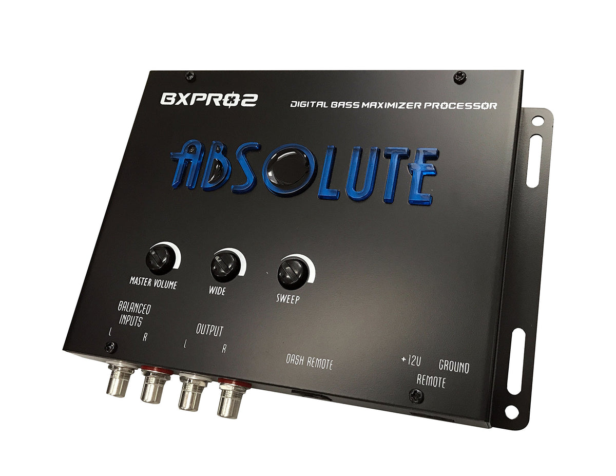 Absolute BXPRO2 Digital Bass Maximizer Processor with Dash Mount Remote