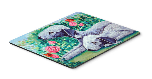 Caroline's Treasures 7512MP Bedlington Terrier Mouse Pad, Hot Pad or Trivet for Home Office Gaming Working Computers Laptop Mouse Mat,Washable Large