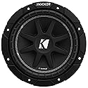 Kicker 43C84 Comp 8" Subwoofer, Single Voice Coil, 4-Ohm (Renewed)