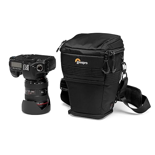Lowepro ProTactic TLZ 70 AW DSLR toploader - Expand to Hold up to 24-70mm f/2.8 and Lens Hood with Portrait Grip - Camera Gear to Personal belongings