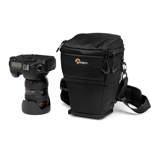 Lowepro ProTactic TLZ 70 AW DSLR toploader - Expand to Hold up to 24-70mm f/2.8 and Lens Hood with Portrait Grip - Camera Gear to Personal belongings