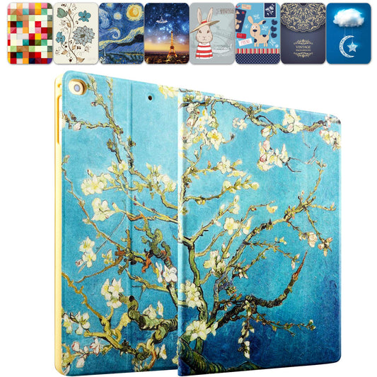 DuraSafe Case for iPad PRO 9.7 Inch 2016 [ A1673 A1674 A1675 ] Printed Smart Cover Slim Folio - Blossom