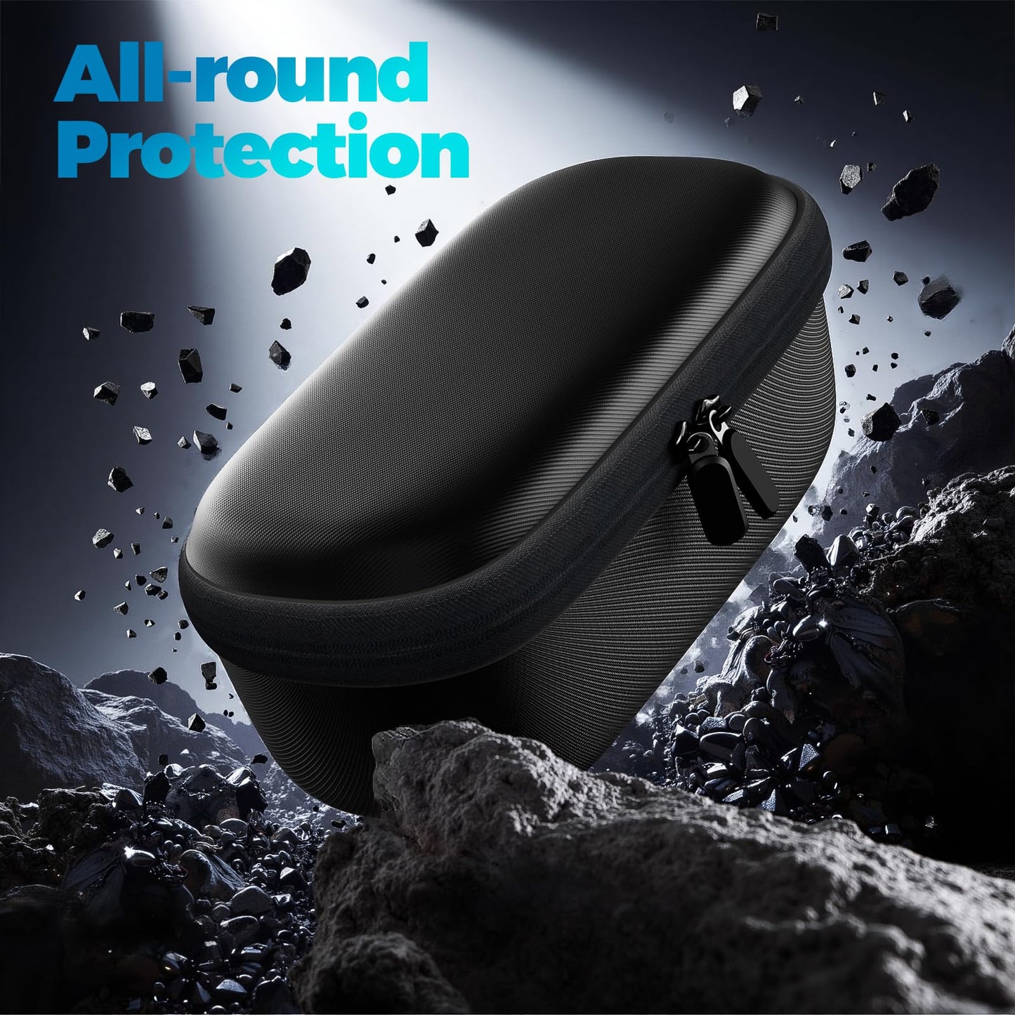 ProCase Hard Carrying Case for Anker Laptop/ 737 Power Bank, 25000mAh 165W Portable Charger Travel Storage Bag, Zippered Organizer Box for Cables