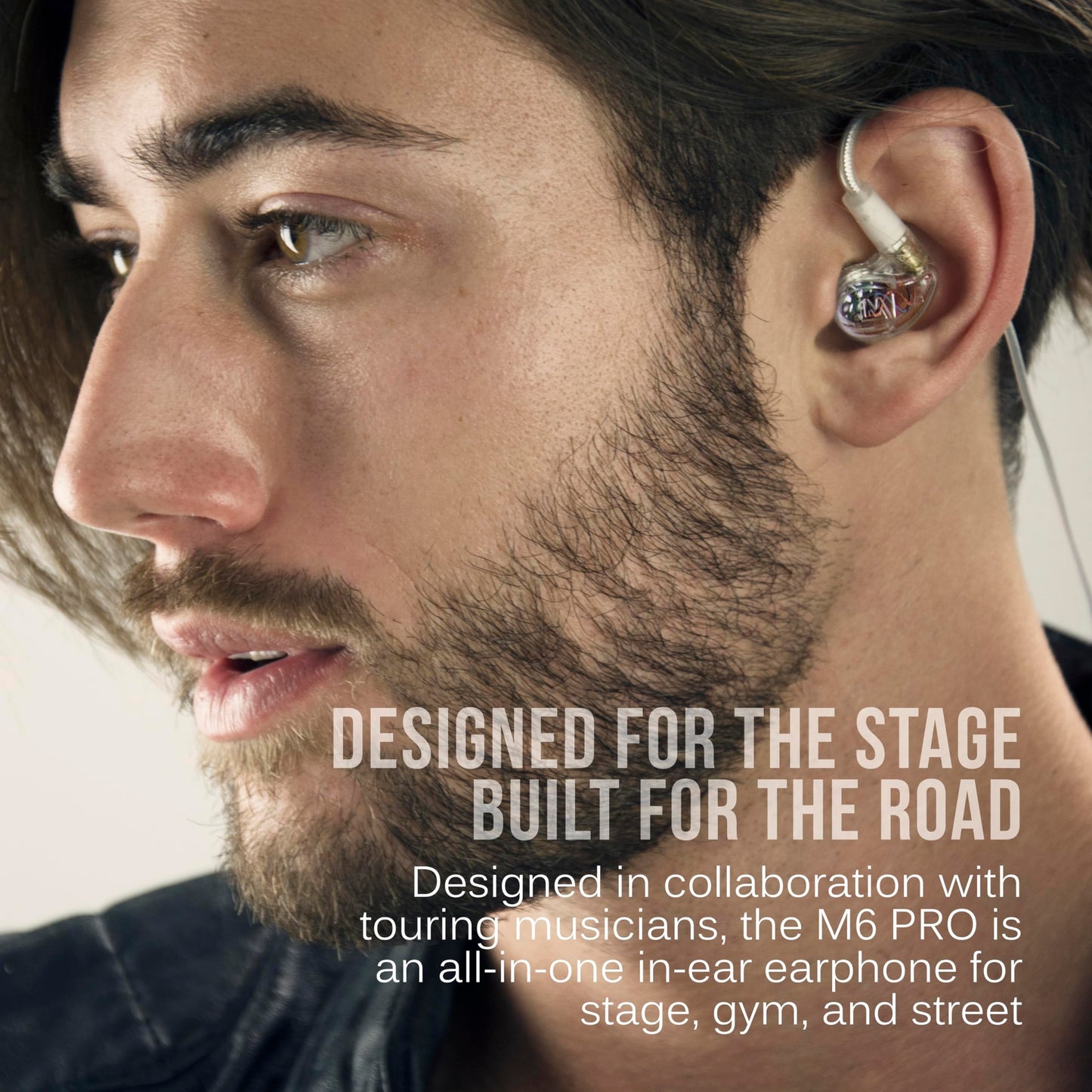 MEE audio M6 PRO In Ear Monitor Headphones for Musicians, 2nd Gen Model With Upgraded Sound, Memory Wire Earhooks & Replaceable Cables, Noise