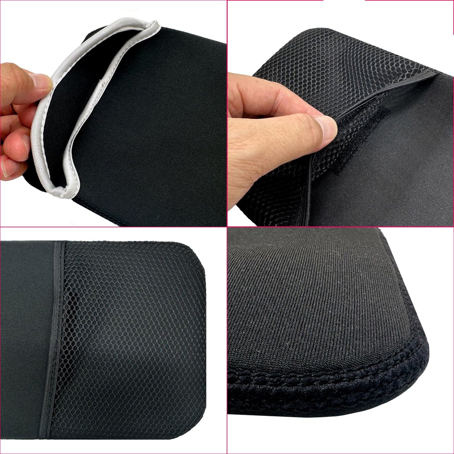 Wanty Black Color Neoprene Dust-Proof Cover Carry Bag Sleeve Protectors Compatible with Logitech MK270 / MK235 / MK295 / MK540 Wireless Keyboard