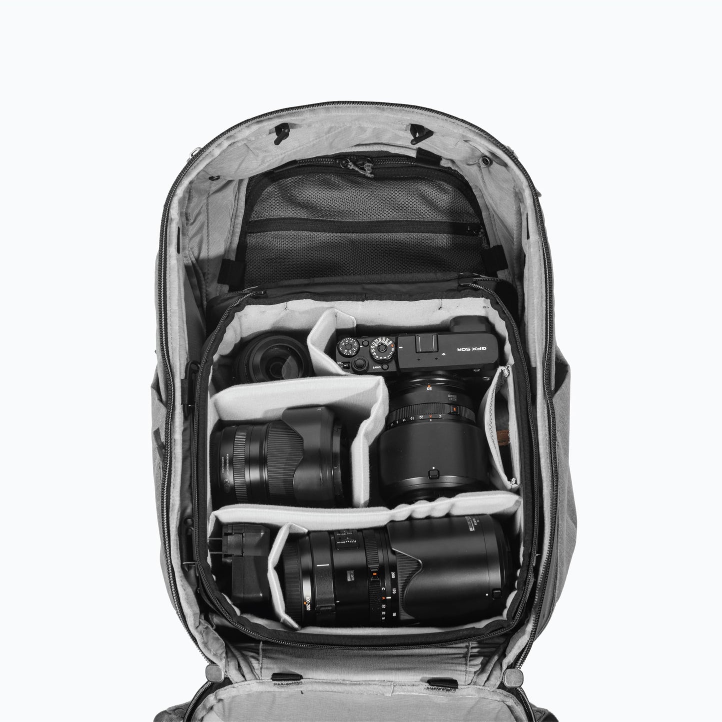 Peak Design Camera Cube V2, Medium, Custom Organization and Protection, Weatherproof Shell with Foam Sub-Lining, FlexFold Dividers Included, Camera