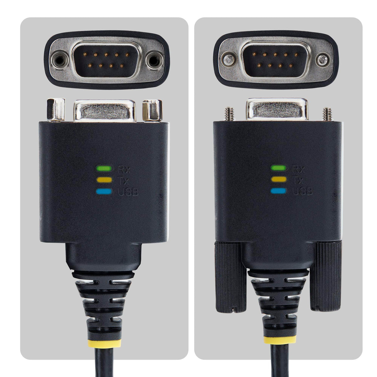 StarTech 6.6ft (2m) USB-C to Serial Adapter Cable, COM Retention, FTDI Chip