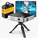 KODAK Luma 75 Complete Kit - Ultra Mini DLP Pocket Projector with Case, Tripod & 60” Screen, Rechargeable Battery, Built-in Speaker, HDMI, USB