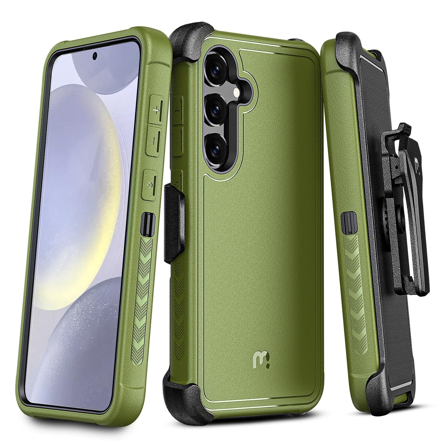 M MYBAT PRO for Samsung Galaxy S24 Ultra Case with 360° Rotating Stand