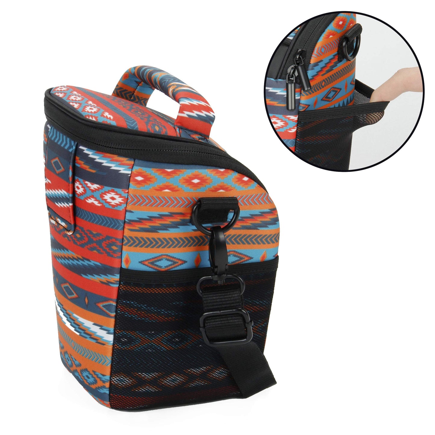USA Gear DSLR Camera Case for Men and Women with Top Loading Accessibility, Adjustable Shoulder, Small Camera Sling Bag, Padded Handle - Camera