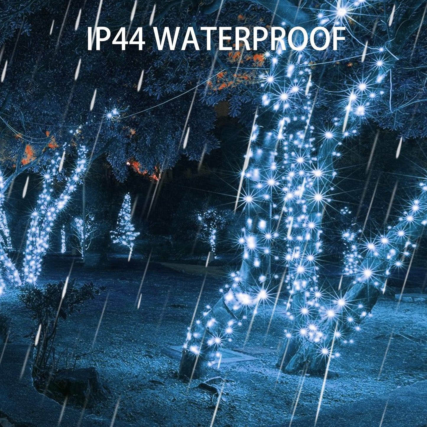 Dazzle Bright 300 LED Christmas String Lights, 100 FT Connectable Waterproof String Lights Green Wire with 8 Modes, Christmas Decorations for Indoor