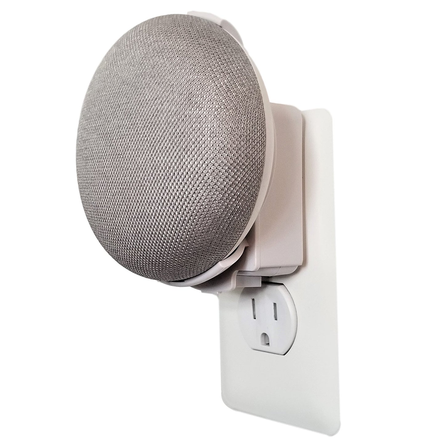 Dot Genie Google Home Mini (1st Gen) Backpack: The Simplest and Cleanest Outlet Wall Mount Hanger Stand for Home Mini (1st Gen) - No Cord Wrapping
