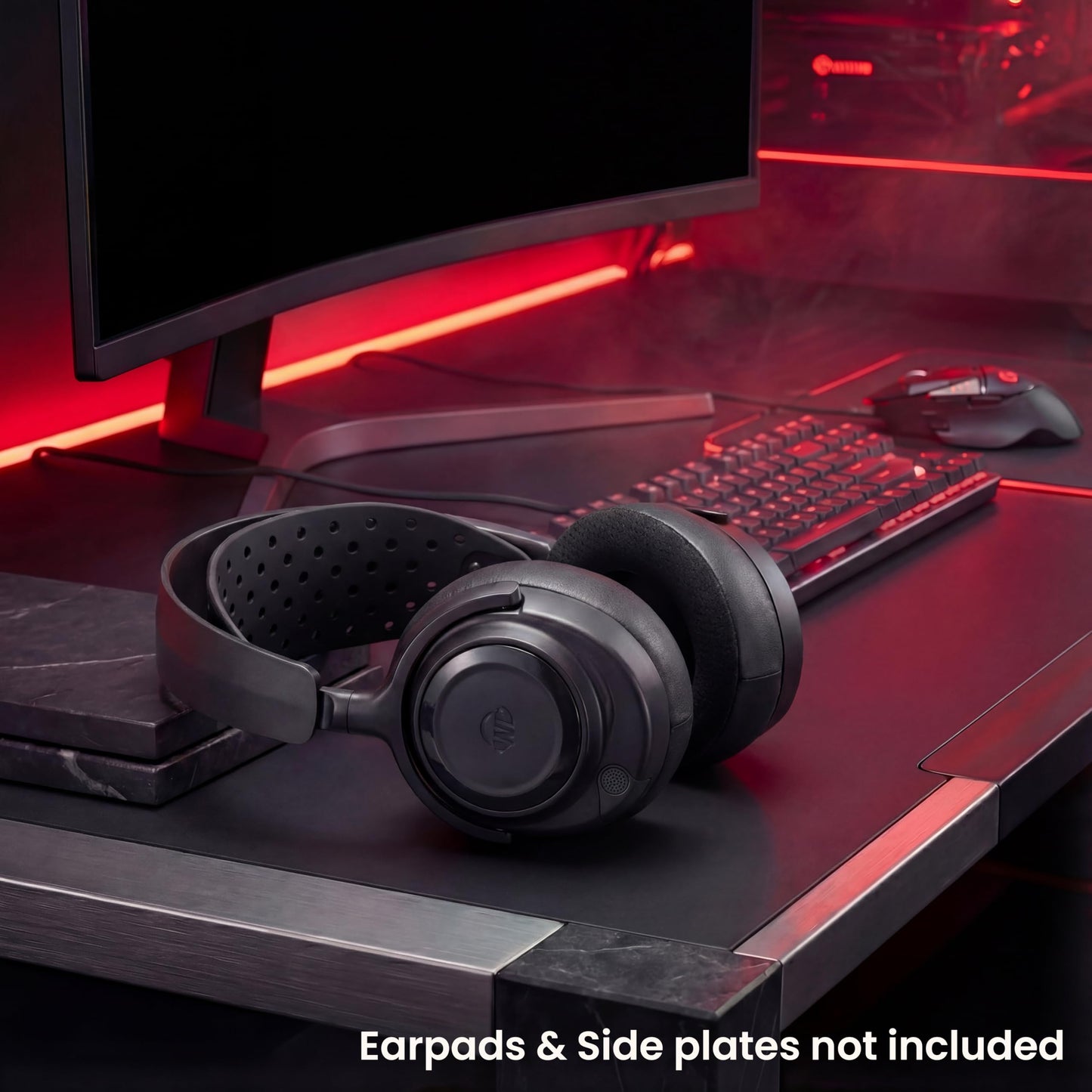 WC HeadbandZ Arctis Nova V2 - Upgraded Wide Silicone Headband Compatible with Arctis Nova Headsets by Wicked Cushions | Wider Weight-Distributing