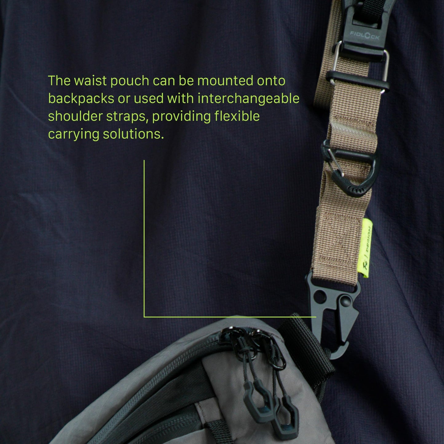 Fe Carrying Pouch for Khronos Ecosystem | Waterproof 5L Camera Accessory Bag | Multi-Mount Waist & Chest Design | Durable Travel Pouch for Filmmakers