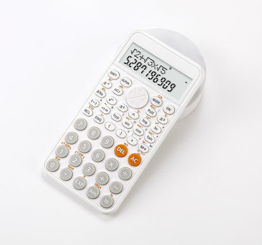 Engineering/Scientific Calculator for Students, Multiple Functions- Perfect for Beginner and Advanced Courses, High School or College (White)