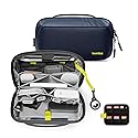 tomtoc Electronic Organizer Accessory Tech Pouch for MacBook Charger, Cables, Power Bank, Hard Drive, Cords, Water-resistant Storage Bag