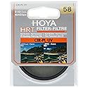 Hoya Circular Polarizer Filter (HRT CIR-PL UV) - 58mm Polarizing Filter with UV Absorbing Glass, High-Rate Transparency Film for Camera Lens