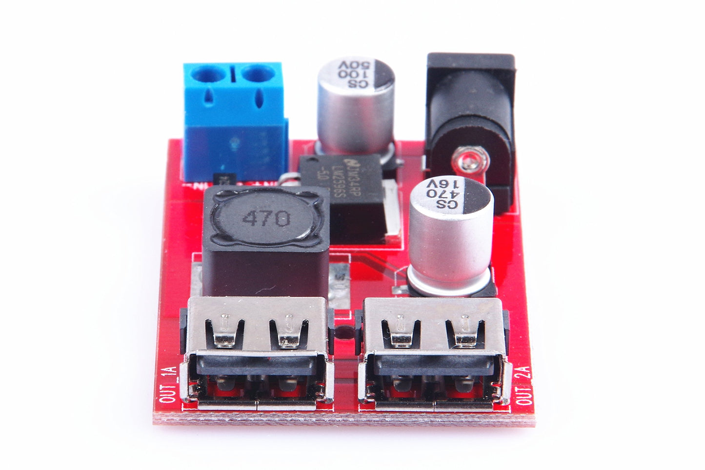 KNACRO DC-DC Converter Buck Step Down Module 36V 24V 12V 9V (6V-40V) to 5V 3A Dual USB Output Car Charger Regulators