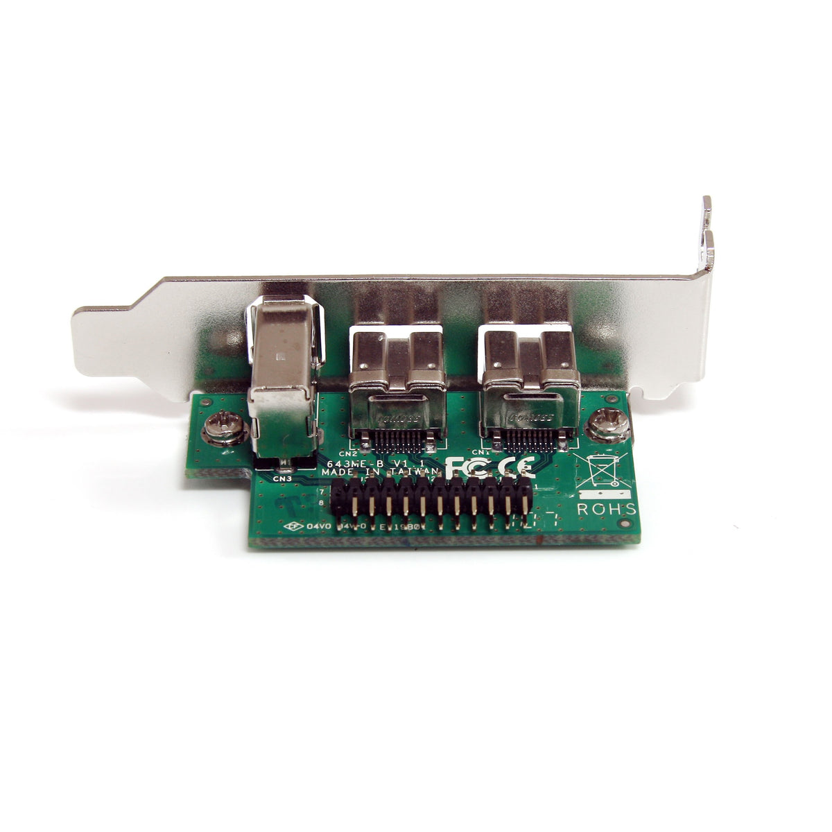 StarTech 3-Port 2b 1a 1394 Mini PCI Express FireWire Card, TAA (MPEX1394B3)