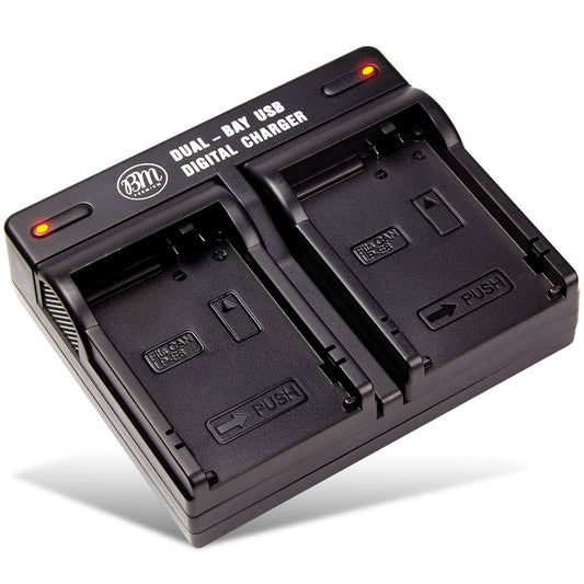 BM Premium LP-E8 Dual Bay Rapid Battery Charger for Canon EOS Rebel T2i, T3i, T4i, T5i, EOS 550D, EOS 600D, EOS 650D, EOS 700D DSLR Digital Cameras