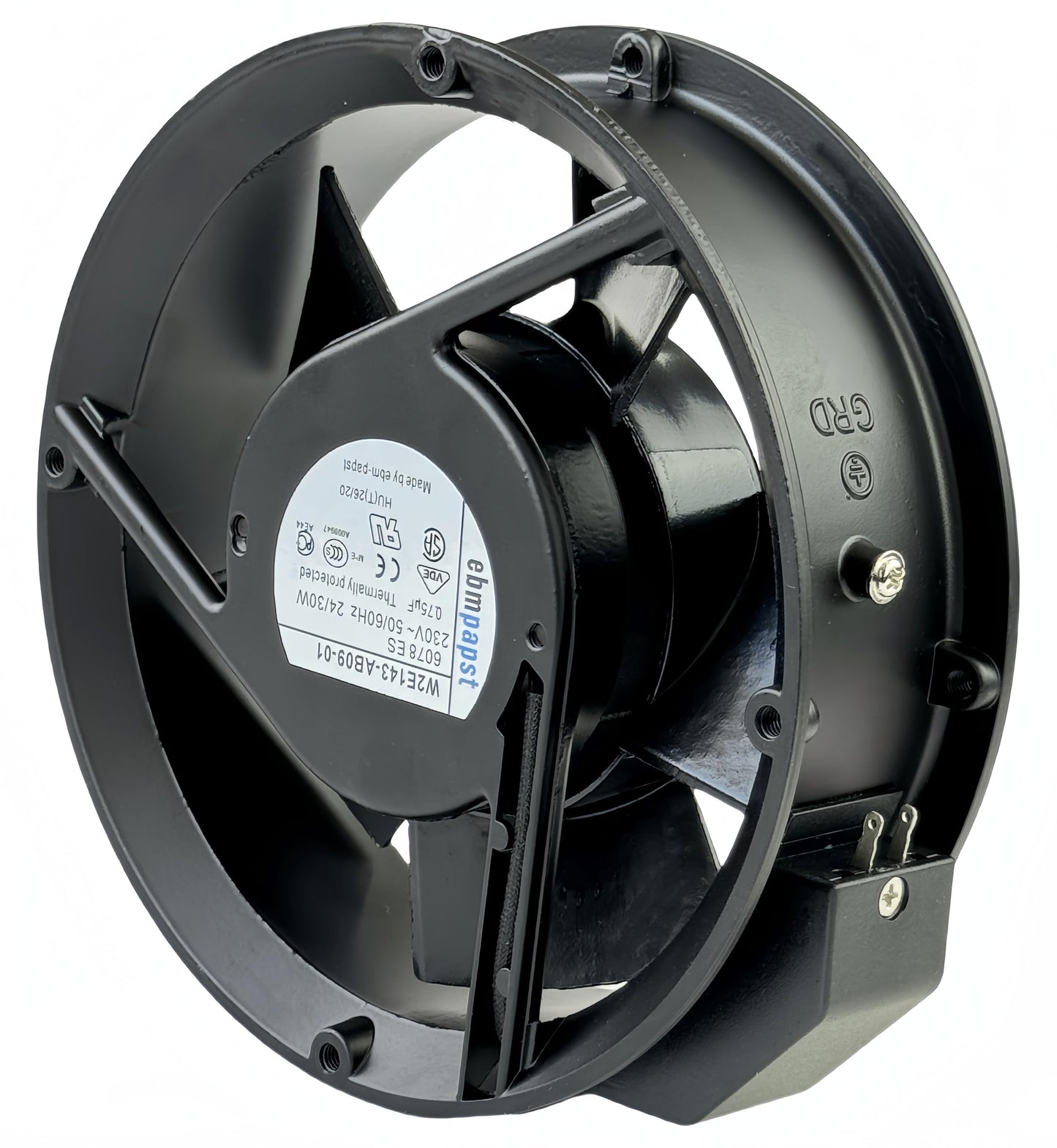 for EBM PAPST W2E143-AB09-01 Axial Cooling Fan, High Temperature Resistant Fan, 172X172X51mm 6078ES 230V 24/30W Case Cooling Fan