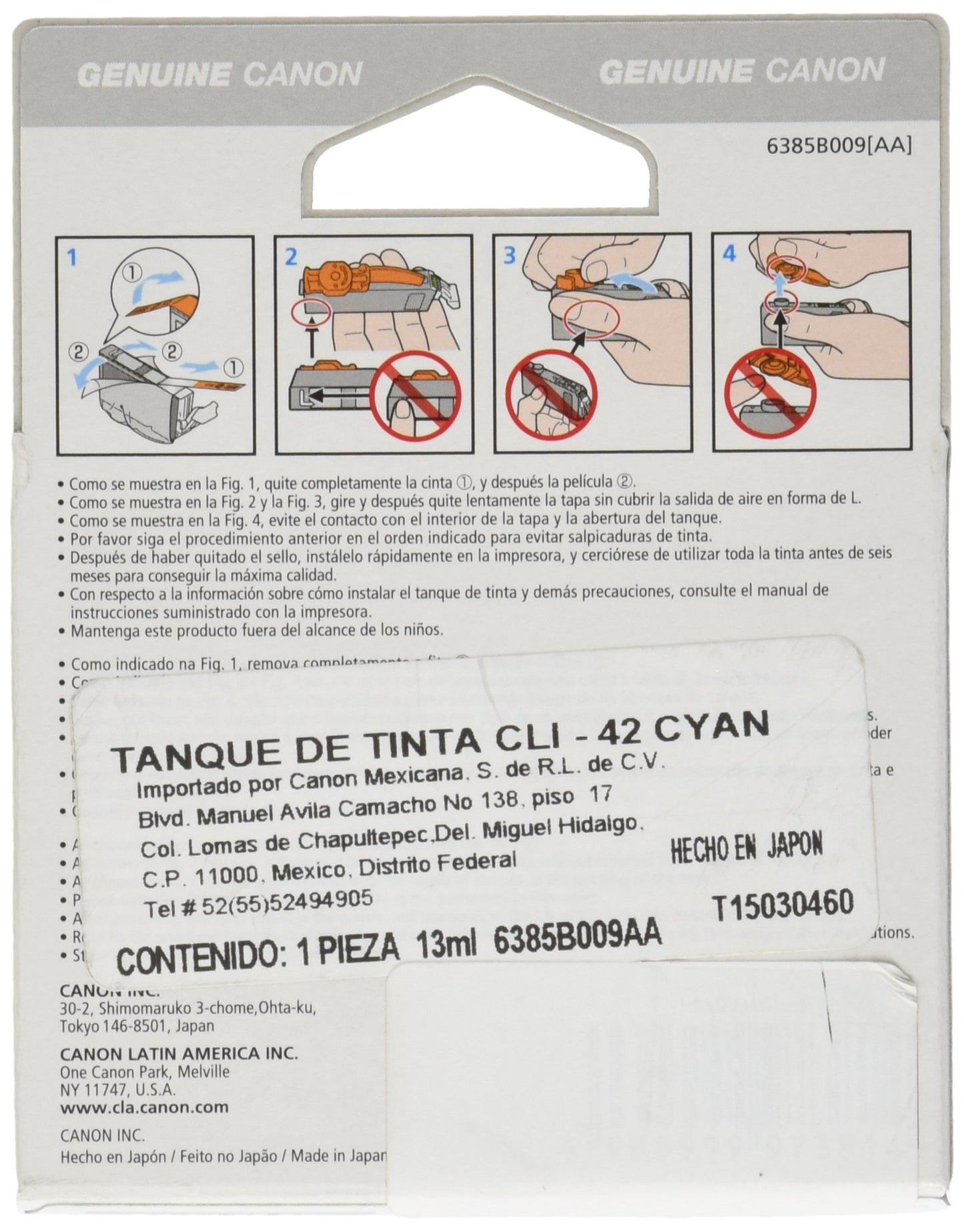 Canon CLI42C Cyan Ink (Standard Yield)
