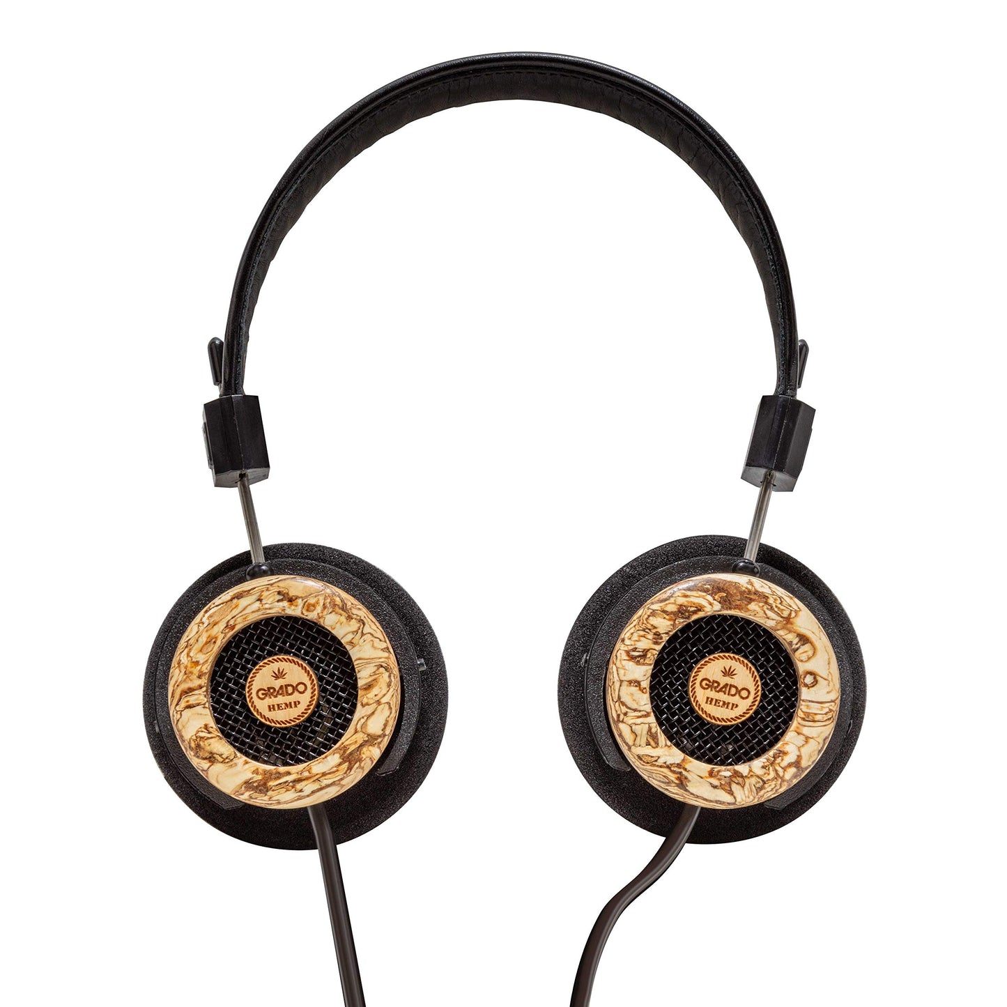 GRADO Hemp Headphones - Open-Back Wired Over-Ear Headphones - Maple & Hemp Wood Housing - 44mm Drivers - Hand-Assembled in Brooklyn for Warm…