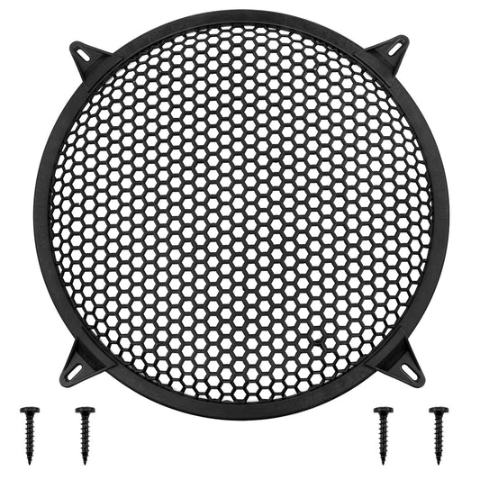 VAKTOK 12 Subwoofer Grill Speaker Grill Cover Waffle Grill Protective Cover Round Subwoofer Speaker Cover 1PCS.
