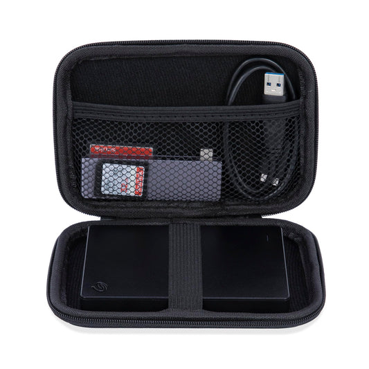Ginsco Hard Shell Travel Case for Seagate Portable 1/2TB 5TB External Hard Drive,for UnionSine 500GB/1TB Ultra Slim Hard Drive,Universal HDD Case