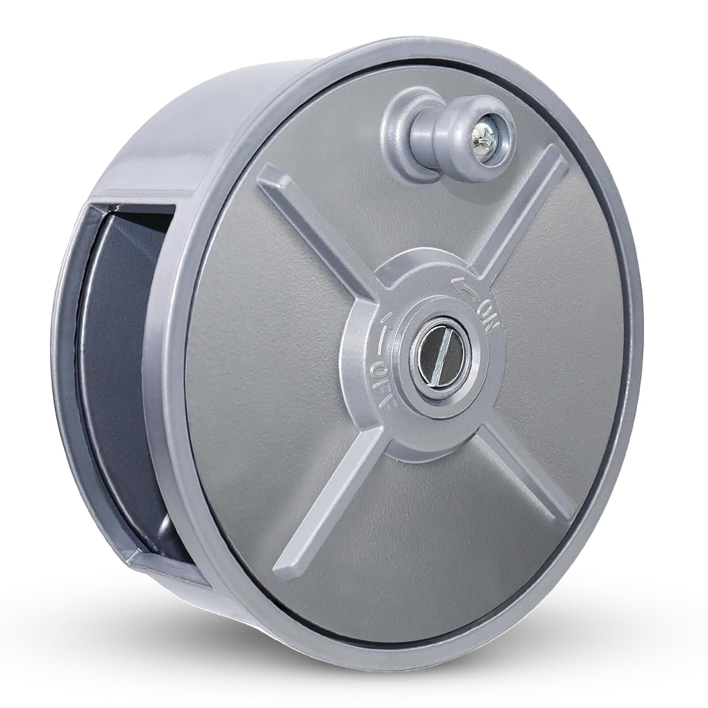 Aluminum Tie Wire Reel Coil Holder - Lightweight & Durable Wire Holder with Ergonomic Rewind Knob, Smooth Operating Wire Reel Dispenser, Sturdy
