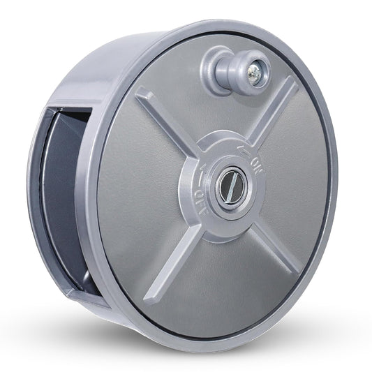Aluminum Tie Wire Reel Coil Holder - Lightweight & Durable Wire Holder with Ergonomic Rewind Knob, Smooth Operating Wire Reel Dispenser, Sturdy