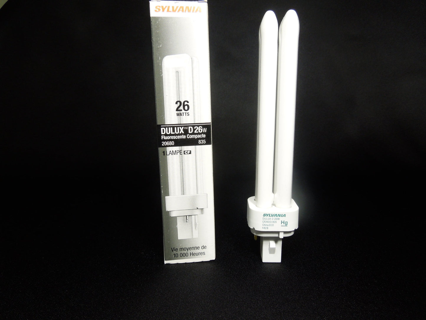 Sylvania, 20680, Dulux(R)D, 26W, Compact Fluorescent, 10000 Hours
