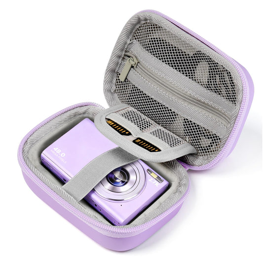 MoKo Digital Camera Case for KODAK PIXPRO FZ55/FZ45/CAMKORY DC403 FHD 1080P/Canon IXUS 285 HS/STUOGYUM DC402-AF, Small Cute Travel Carrying Protective